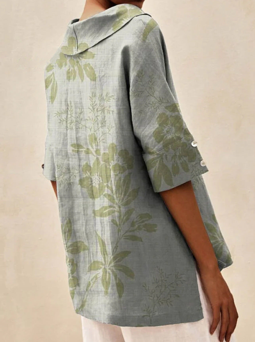 Andrea Light Floral Summer Top