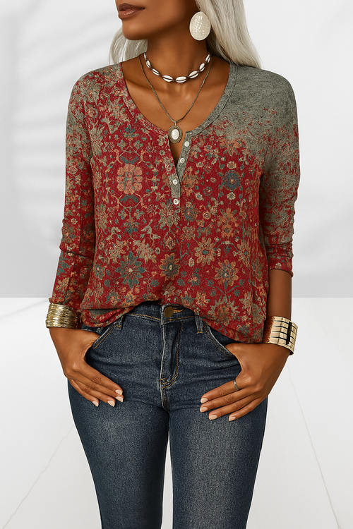 Alina Elegant Boho Blouse