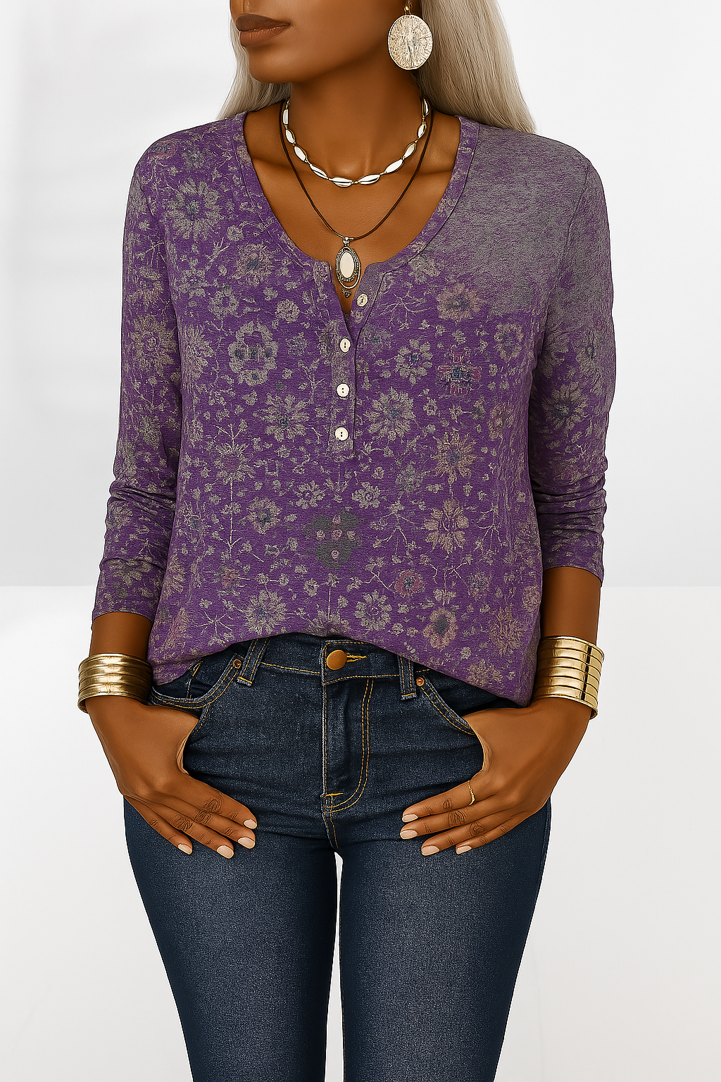 Alina Elegant Boho Blouse