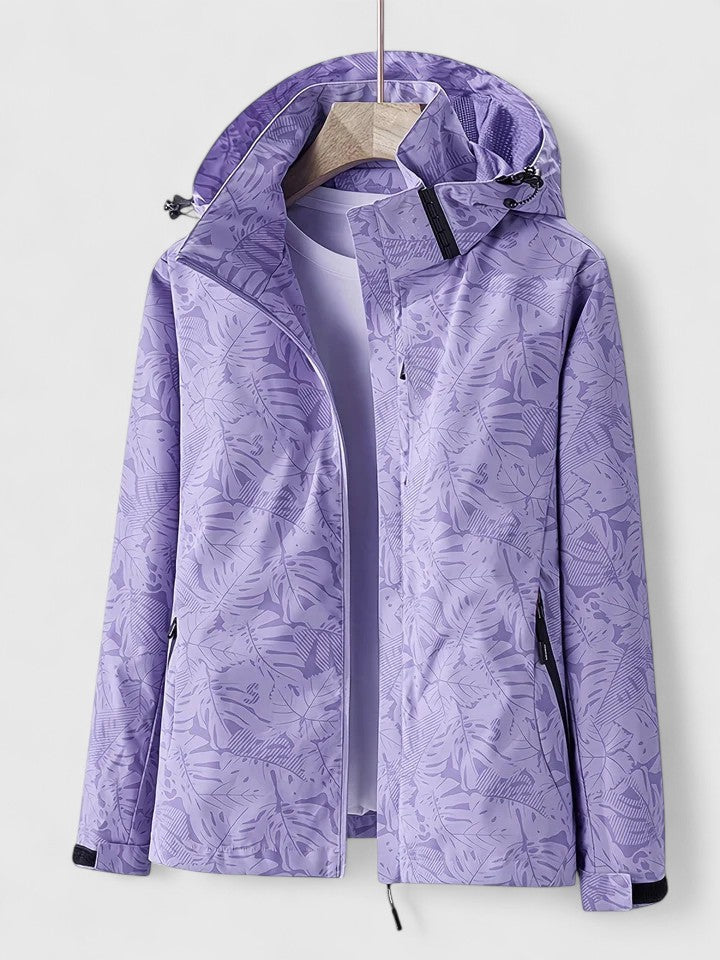 Thanyelle Elegant Botanical Rain Jacket