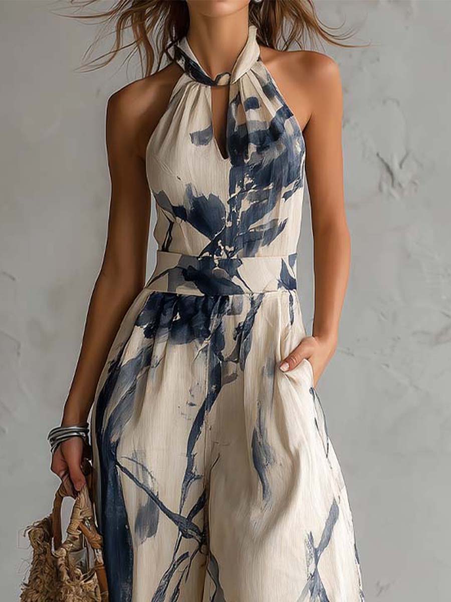 Sabine Wide-Leg Jumpsuit