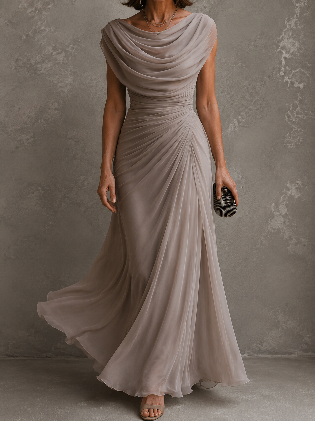 Jenna Draped Maxi Dress