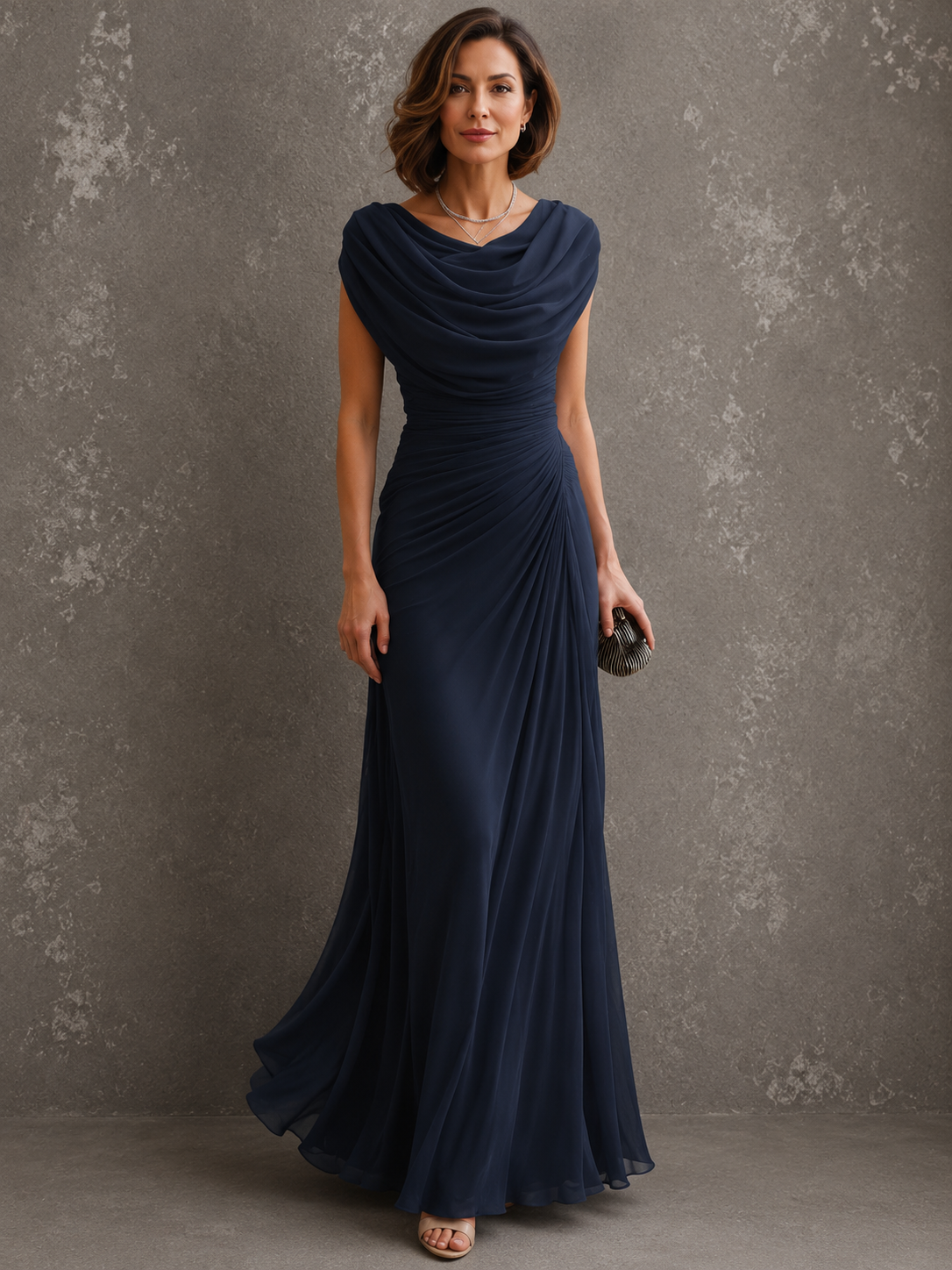 Jenna Draped Maxi Dress
