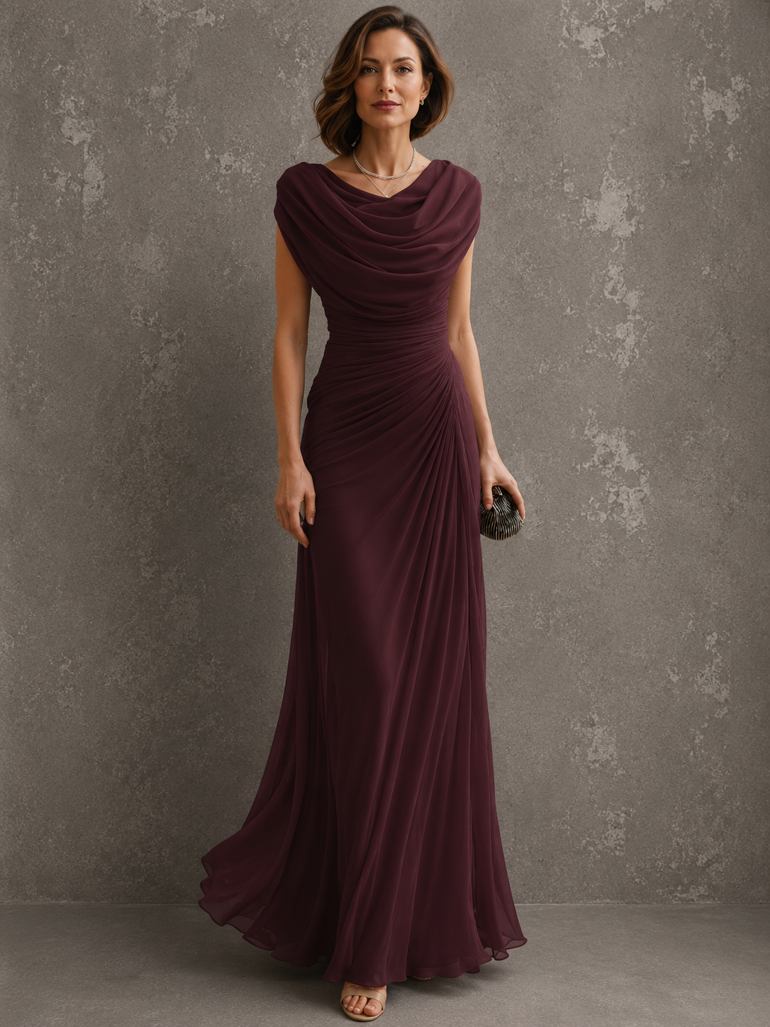 Jenna Draped Maxi Dress