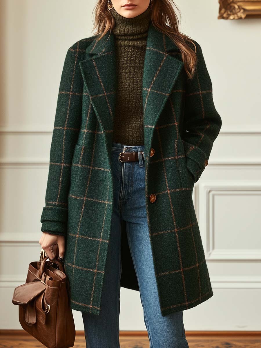 Fiona Classic Check Coat