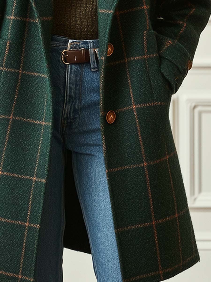 Fiona Classic Check Coat