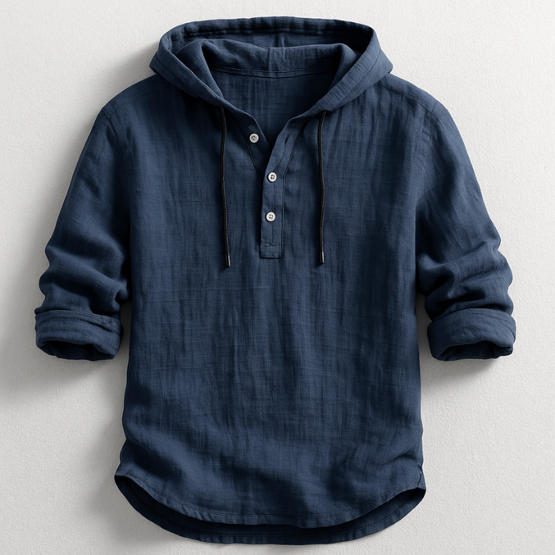 Danoir Paris Luxe Hooded Shirt