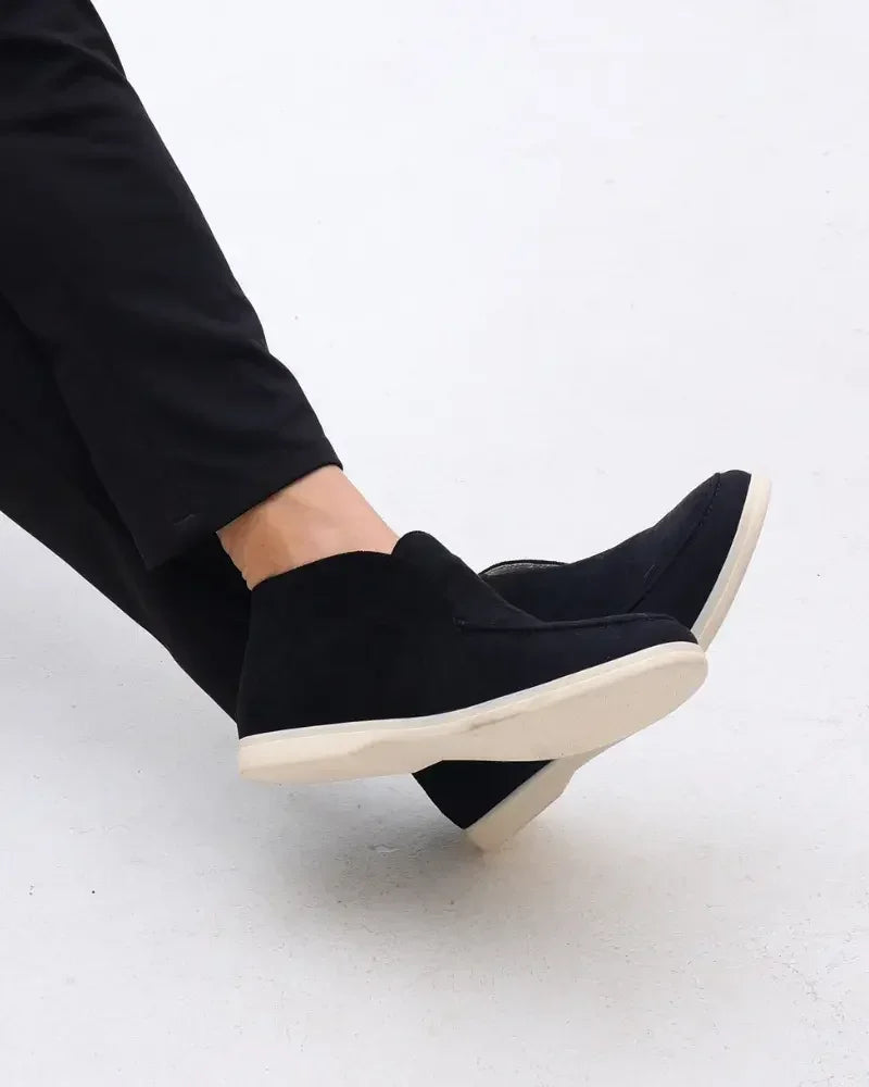 Old Money High-Top Suede Loafers