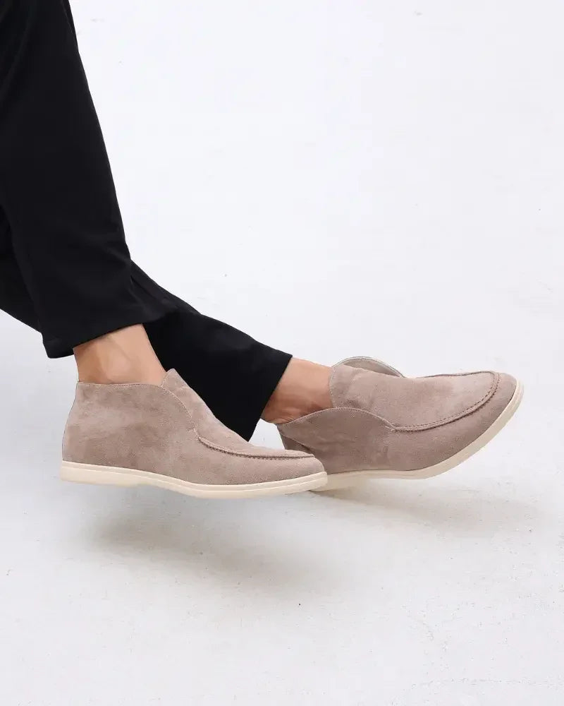 Old Money High-Top Suede Loafers