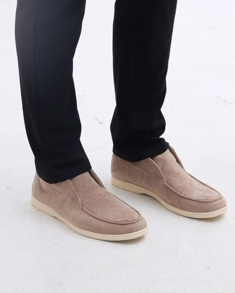 Old Money High-Top Suede Loafers