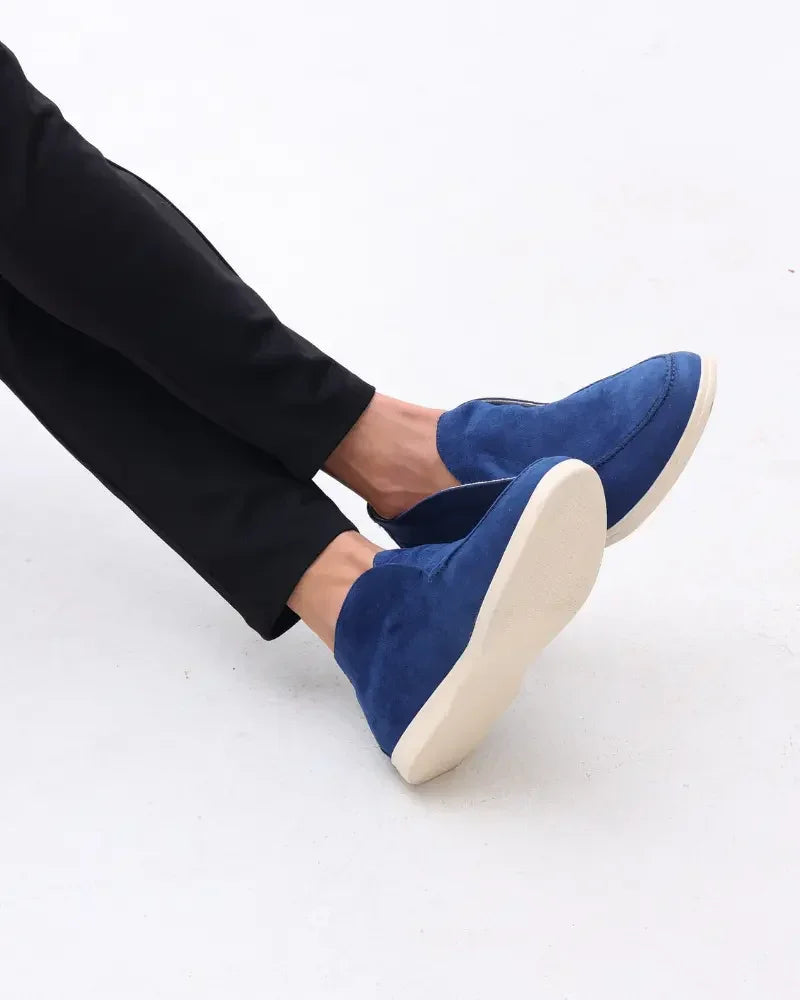 Old Money High-Top Suede Loafers