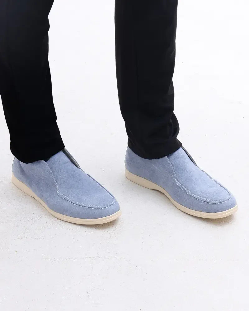 Old Money High-Top Suede Loafers