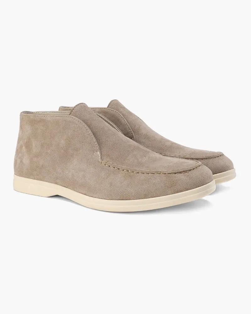 Old Money High-Top Suede Loafers