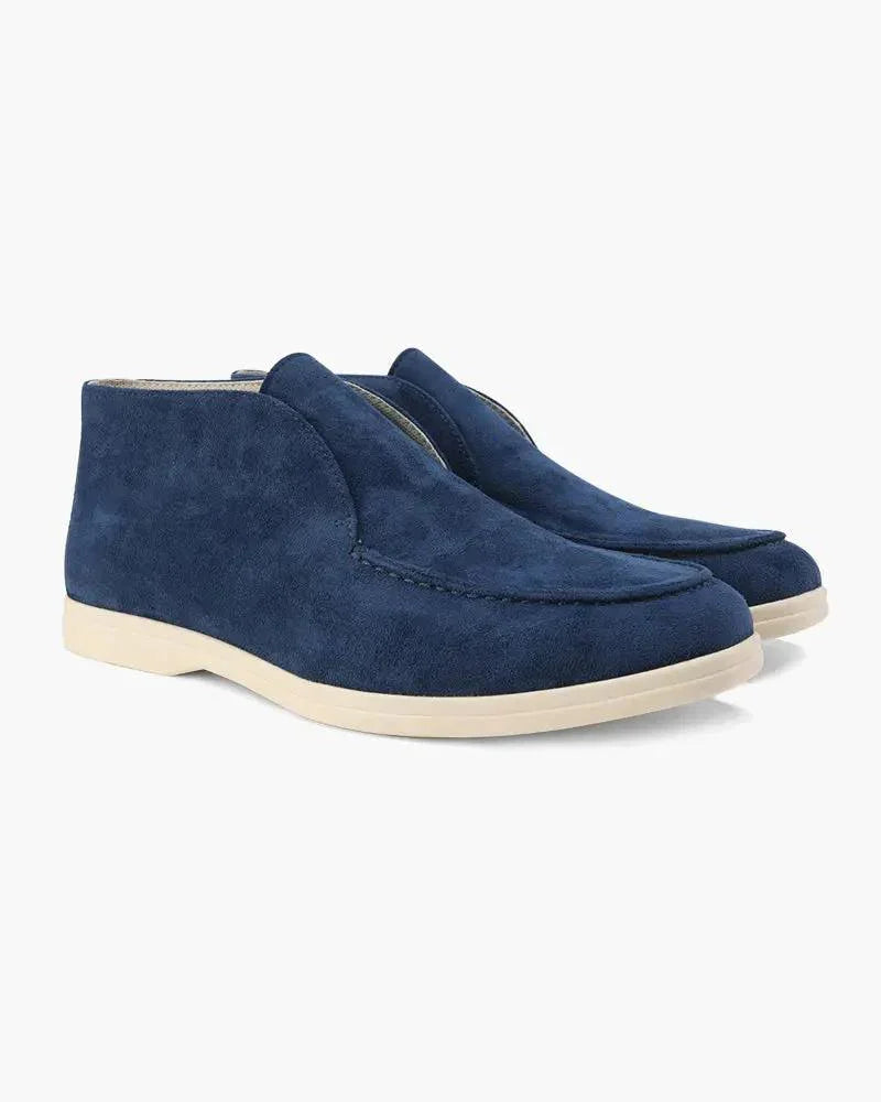 Old Money High-Top Suede Loafers