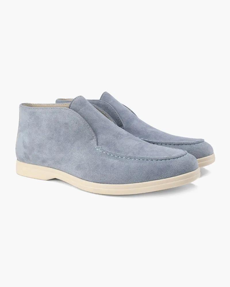 Old Money High-Top Suede Loafers