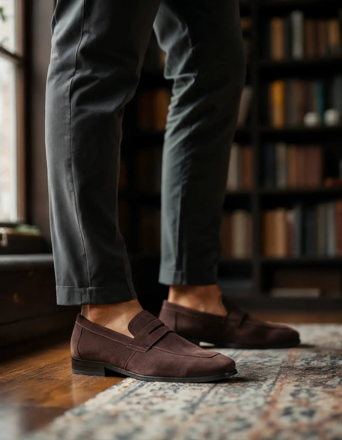 Old Money Suede Brogues