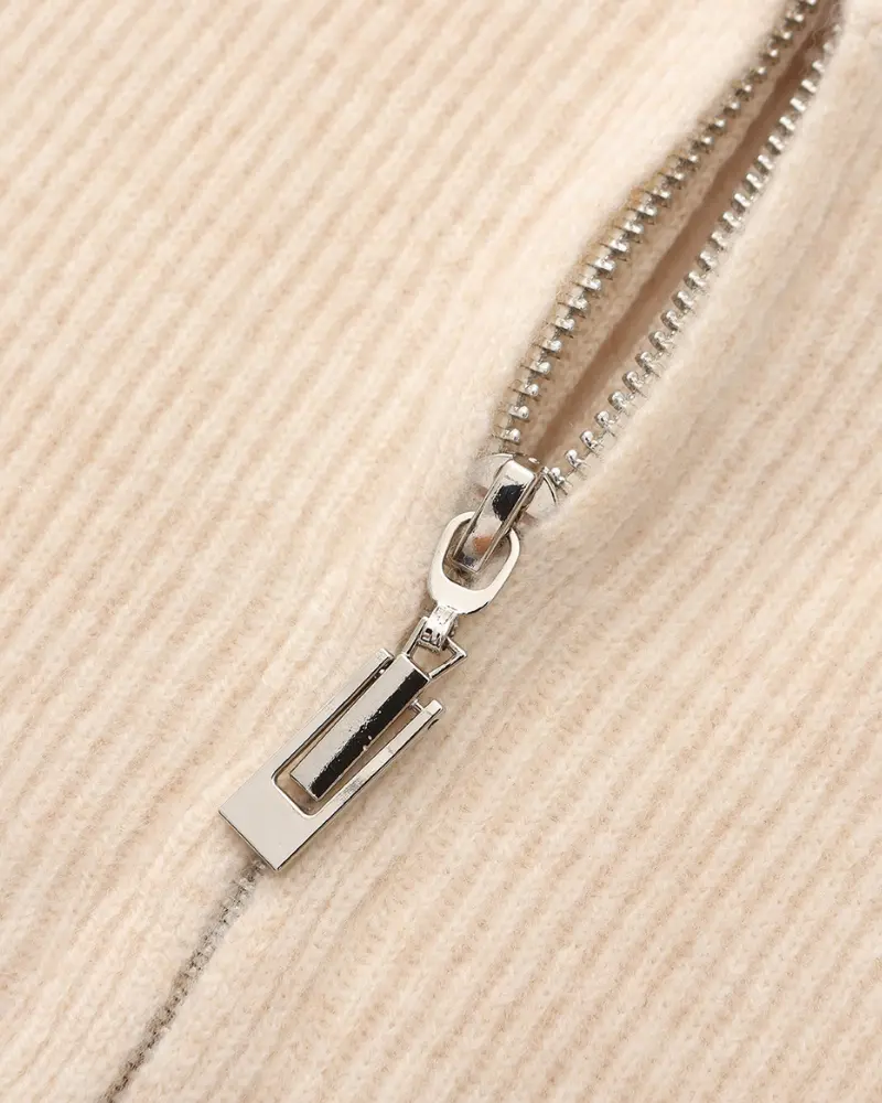 100% Cashmere Zip Cardigan