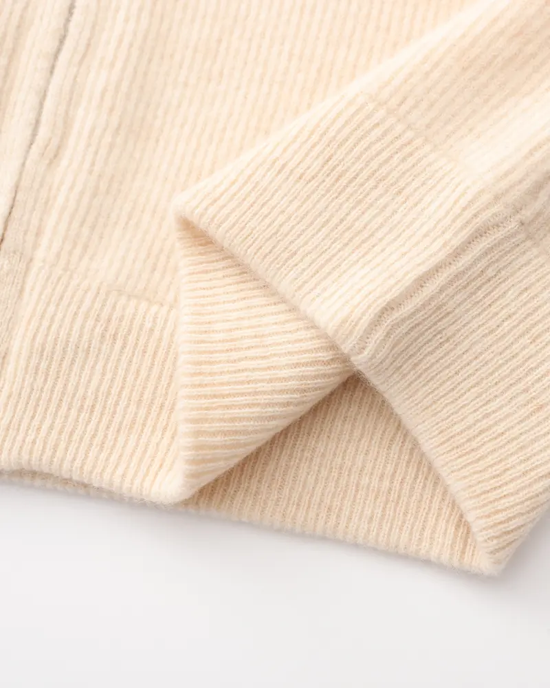 100% Cashmere Zip Cardigan