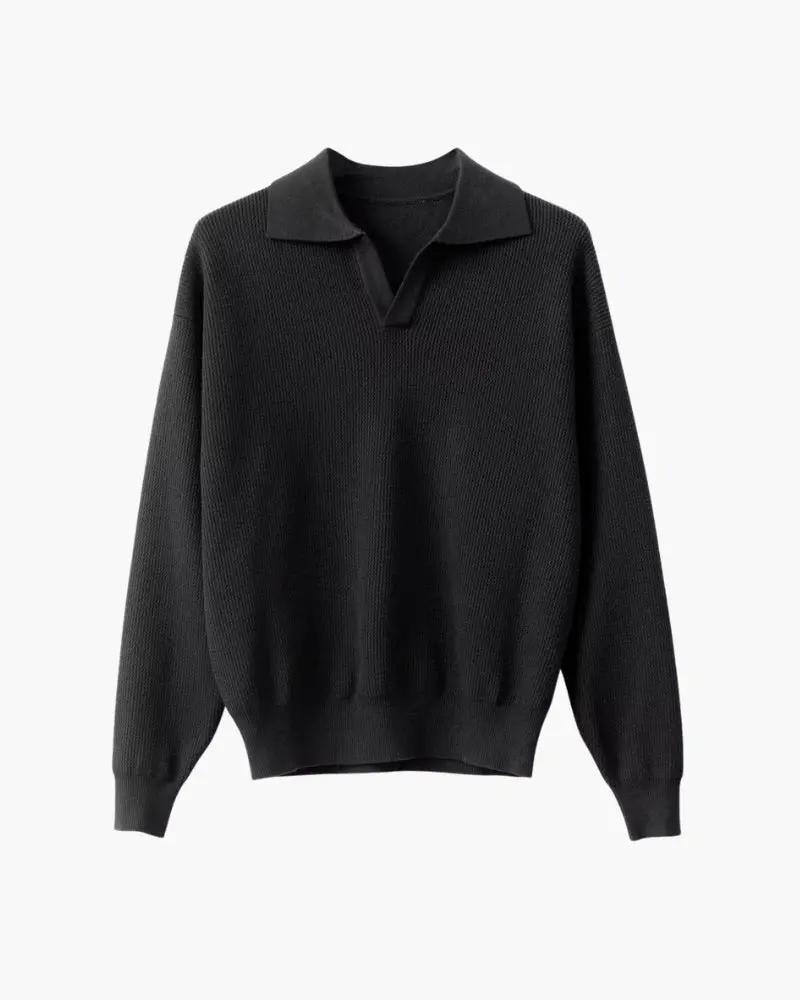 Textured Knit Polo