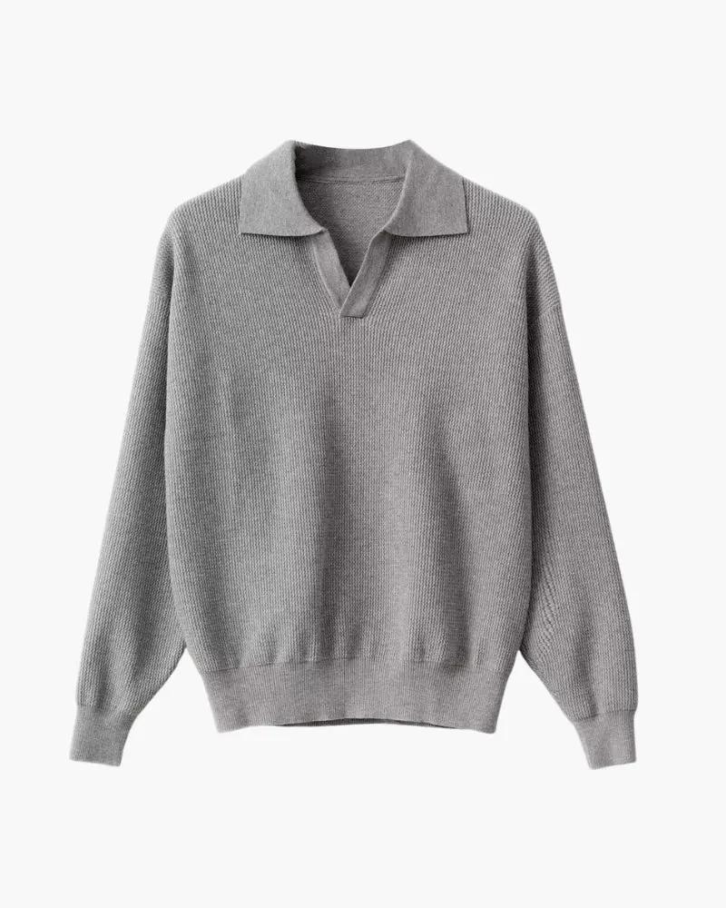 Textured Knit Polo