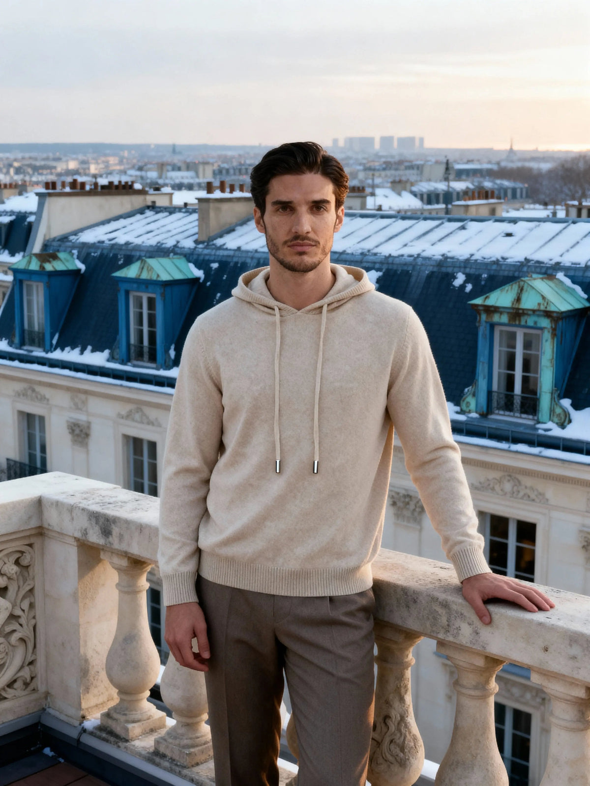 100% Cashmere Hoodie