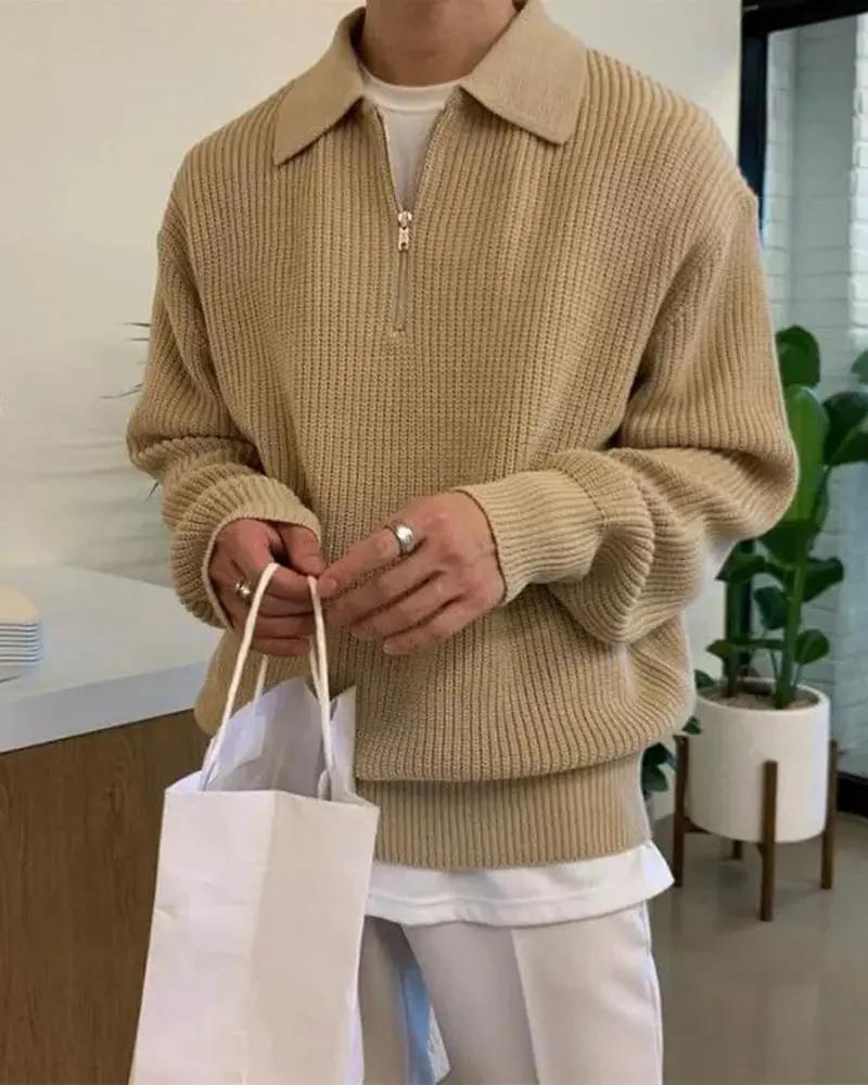 Cesare Half-Zip Jumper