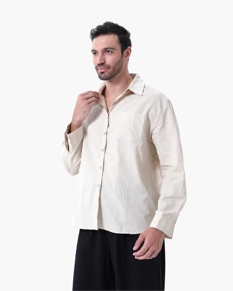 Old Money Linen Set Long Sleeve