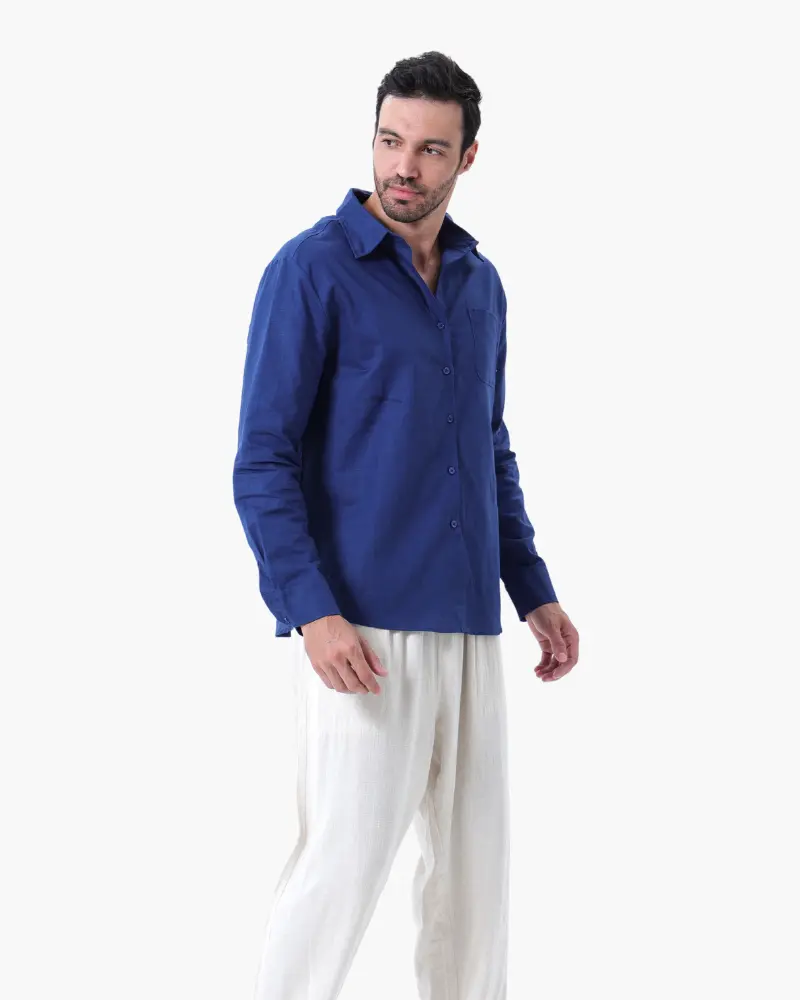 Old Money Linen Set Long Sleeve