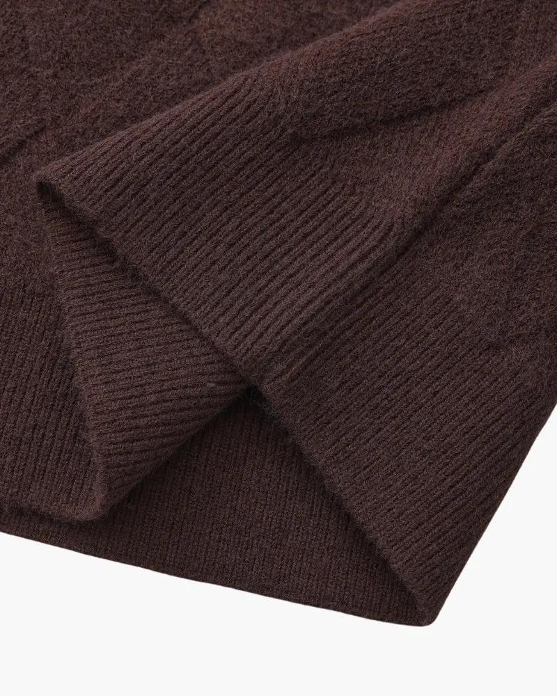 Diamond Knit Crew Neck Jumper