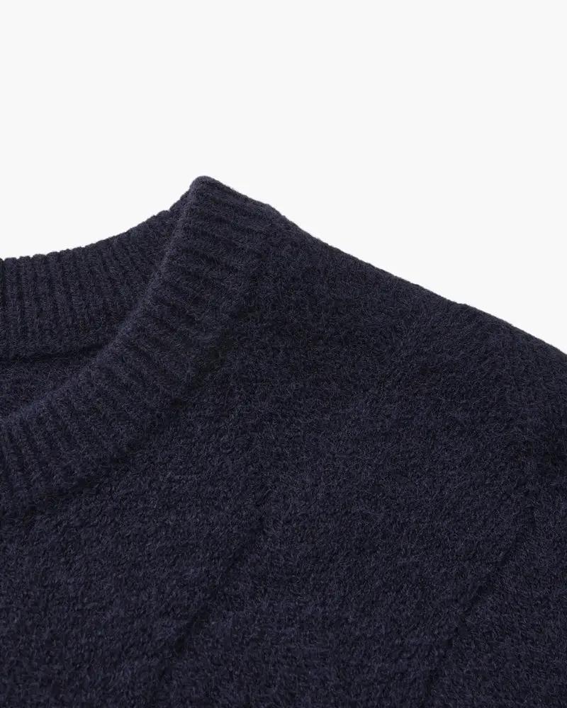 Diamond Knit Crew Neck Jumper