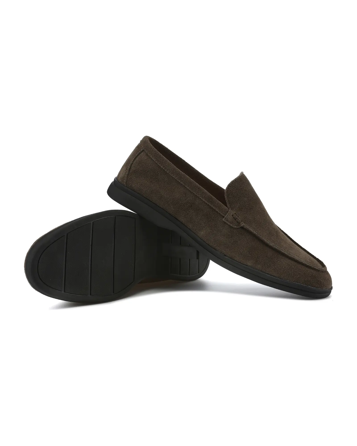 Premium Suede Loafers Black Soles