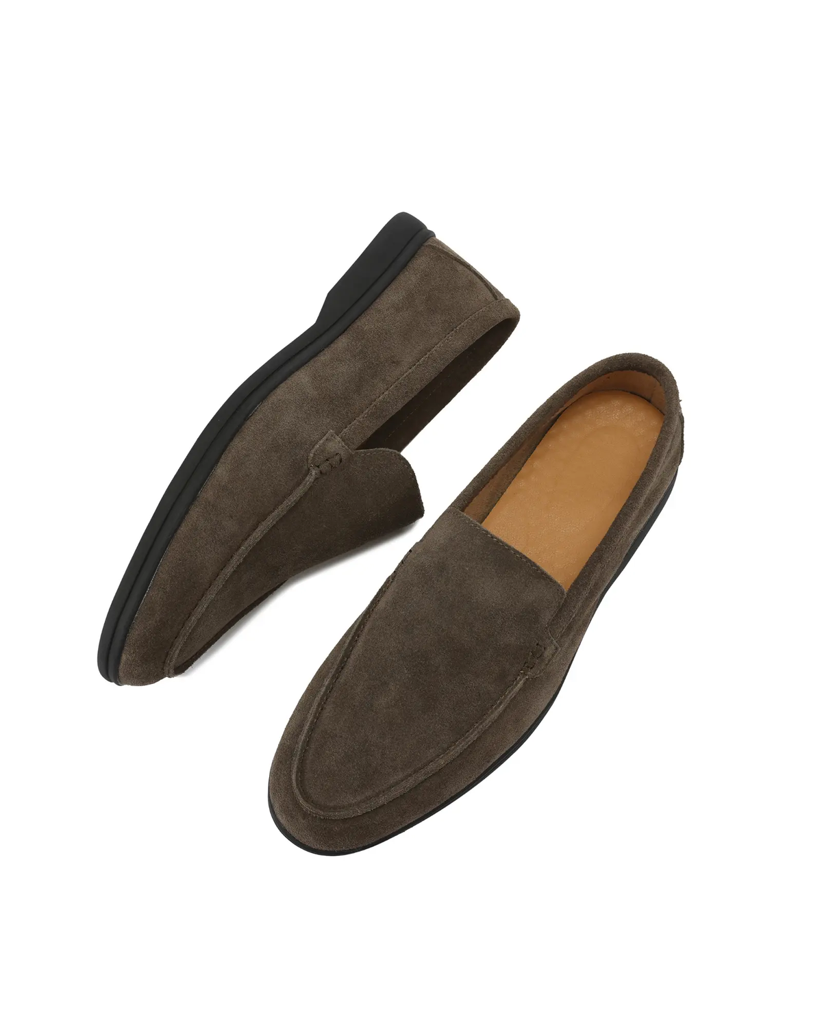 Premium Suede Loafers Black Soles