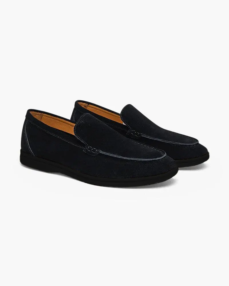 Premium Suede Loafers Black Soles