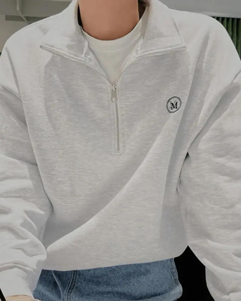 Miami Cotton Zip Sweatshirt