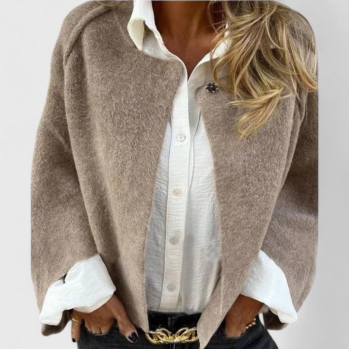 Bettinna Elegant Open-Front Jacket
